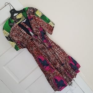 Stella McCartney fan print mini dress